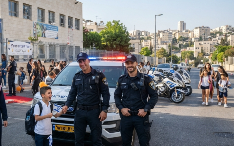 شرطة إسرائيل أنهت استعداداتها لافتتاح السنة الدراسية الجديدة 2026-2027